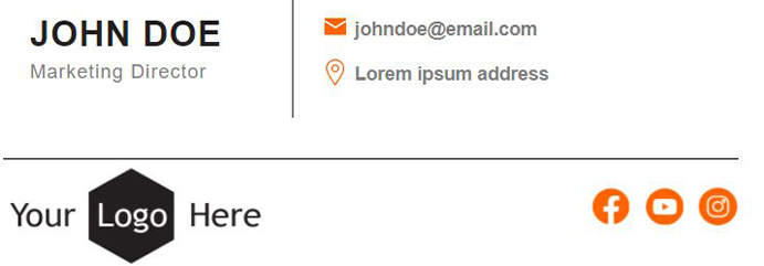 Html Email Signature Code I will code custom responsive HTML email signature | Gabriel Soare